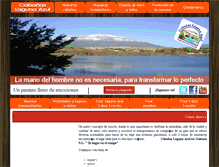 Tablet Screenshot of cabanaslagunaazul.com